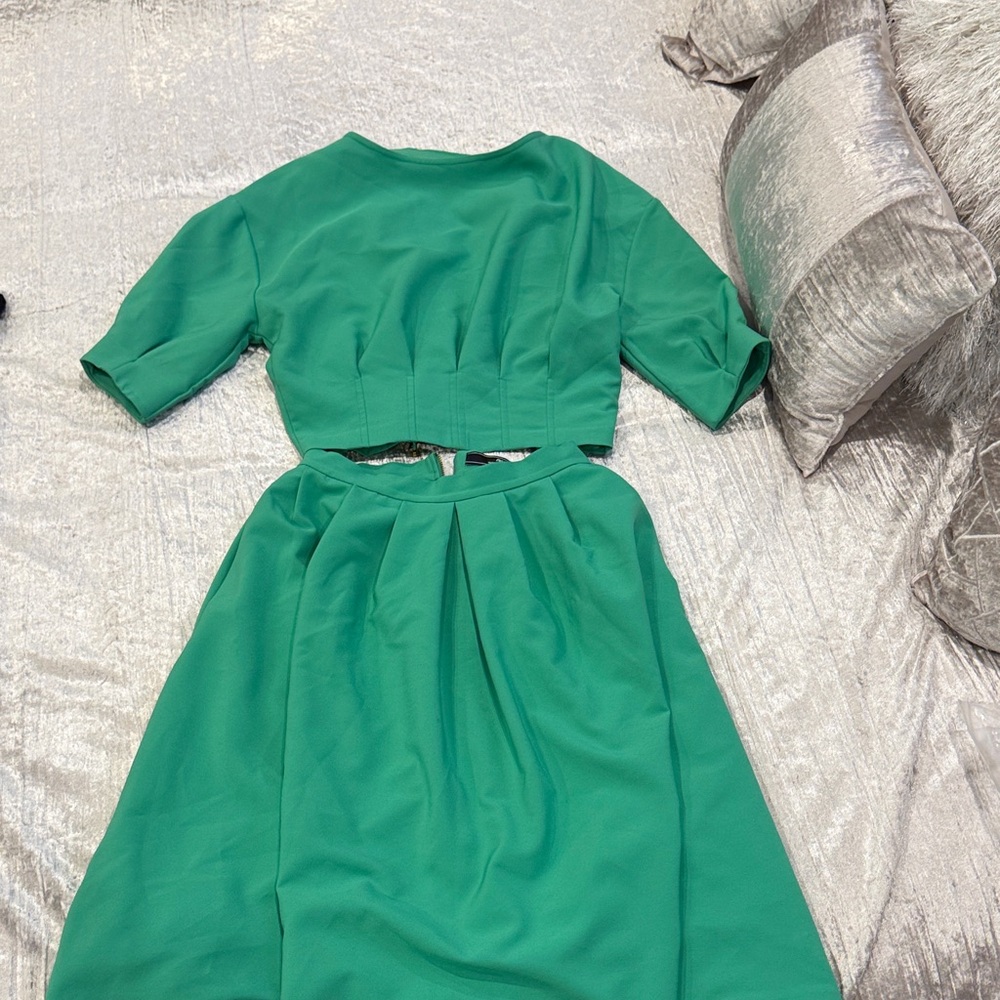 Elegant Green Kids Dress
